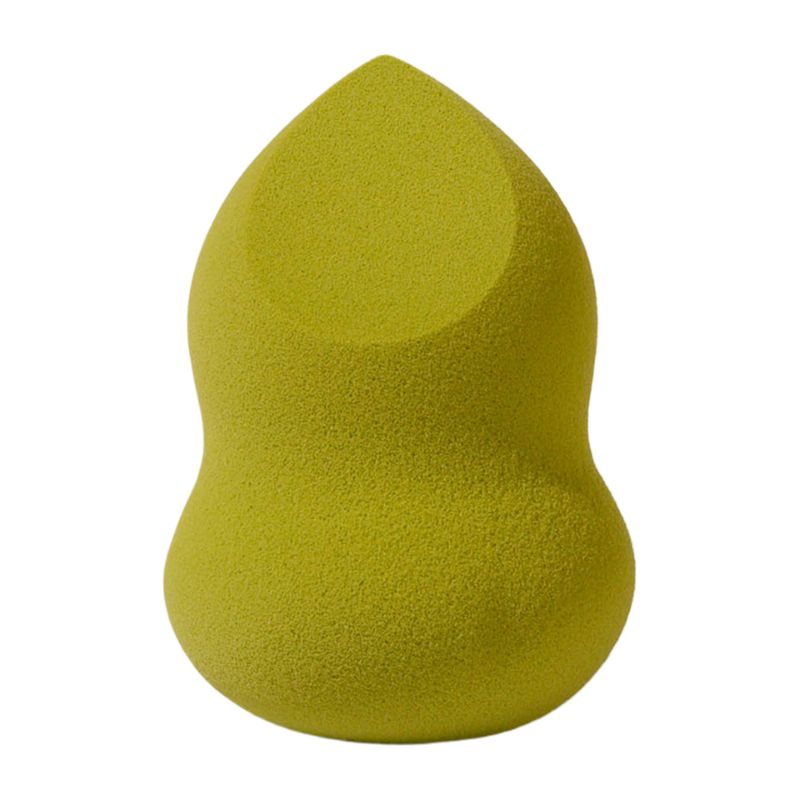 Éponge à maquillage en forme de goutte d'eau vert aquamarine invitante avec coupe angulaire ajoute une touche de couleur à votre routine beauté. Mousse sans latex et écologique pour un usage professionnel. Fournisseur fiable d'usine.