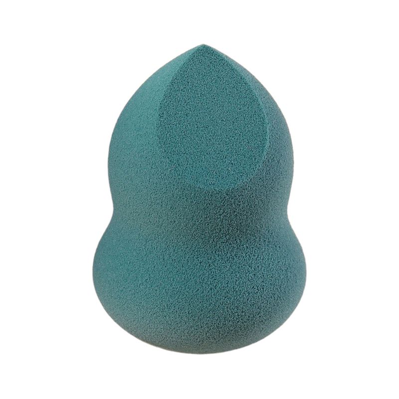 Éponge à maquillage en forme de larme bleu militaire, coupée en angle, offre un mélange précis pour les zones difficiles d'accès. Fabriquée en mousse sans latex pour une finition impeccable. Fournie directement par une usine certifiée de cosmétiques.