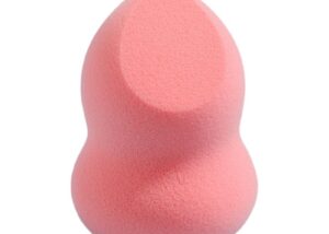 Éponge de maquillage en forme de goutte angulaire de couleur pêche douce, se fondant parfaitement dans la peau grâce à sa mousse à haute densité. Idéale pour l'application de fond de teint et d'anticernes. Prix direct usine disponible.