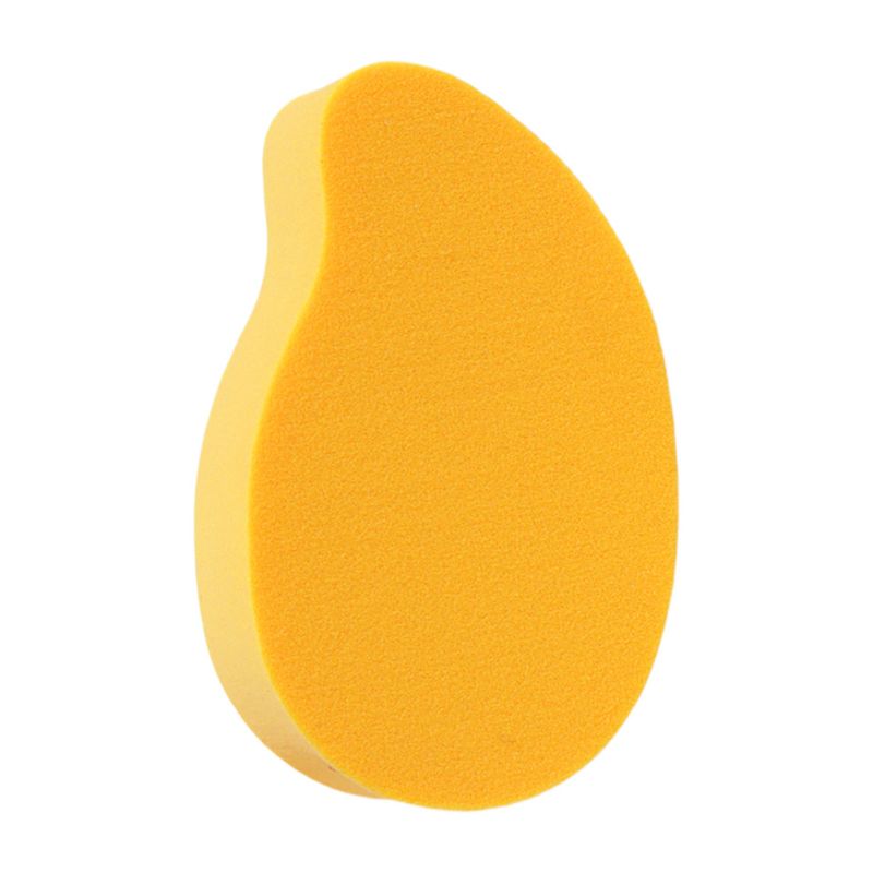 Éponge de maquillage jaune mangue douce, en forme de mangue, dans une teinte naturelle et sobre — parfaite pour des routines de beauté minimalistes et épurées. Dotée d'une pointe de précision angulaire et d'une mousse ultra-douce sans latex. Approvisionnement direct d'une usine écologique d'éponges cosmétiques.