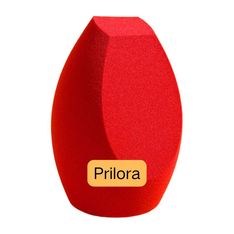 Éponge à maquillage ergonomique rouge vif en forme de paume assurant un contrôle stable lors de l'application du visage entier. Sans latex, lavable, réutilisable. Directement de l'usine professionnelle OEM/ODM.